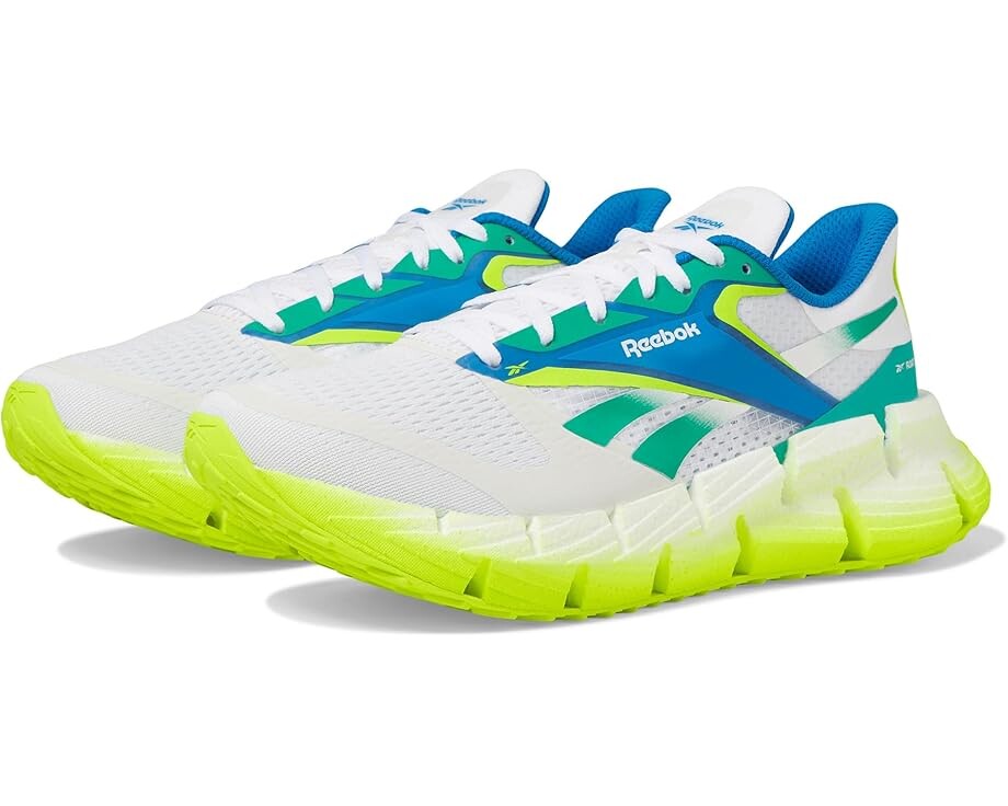 

Кроссовки Reebok Floatzig 1, цвет White/Unleashed Green/Digital Lime