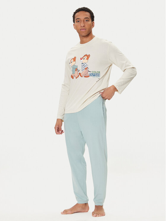 

Пижама regular fit 30964P02Y United Colors Of Benetton, бежевый