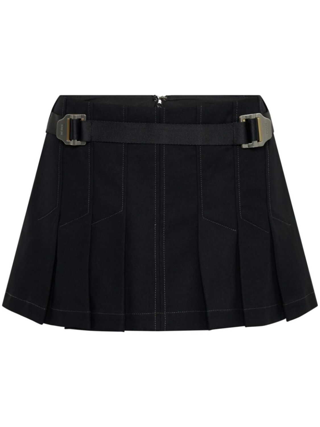 

Dion Lee мини-юбка со складками, черный