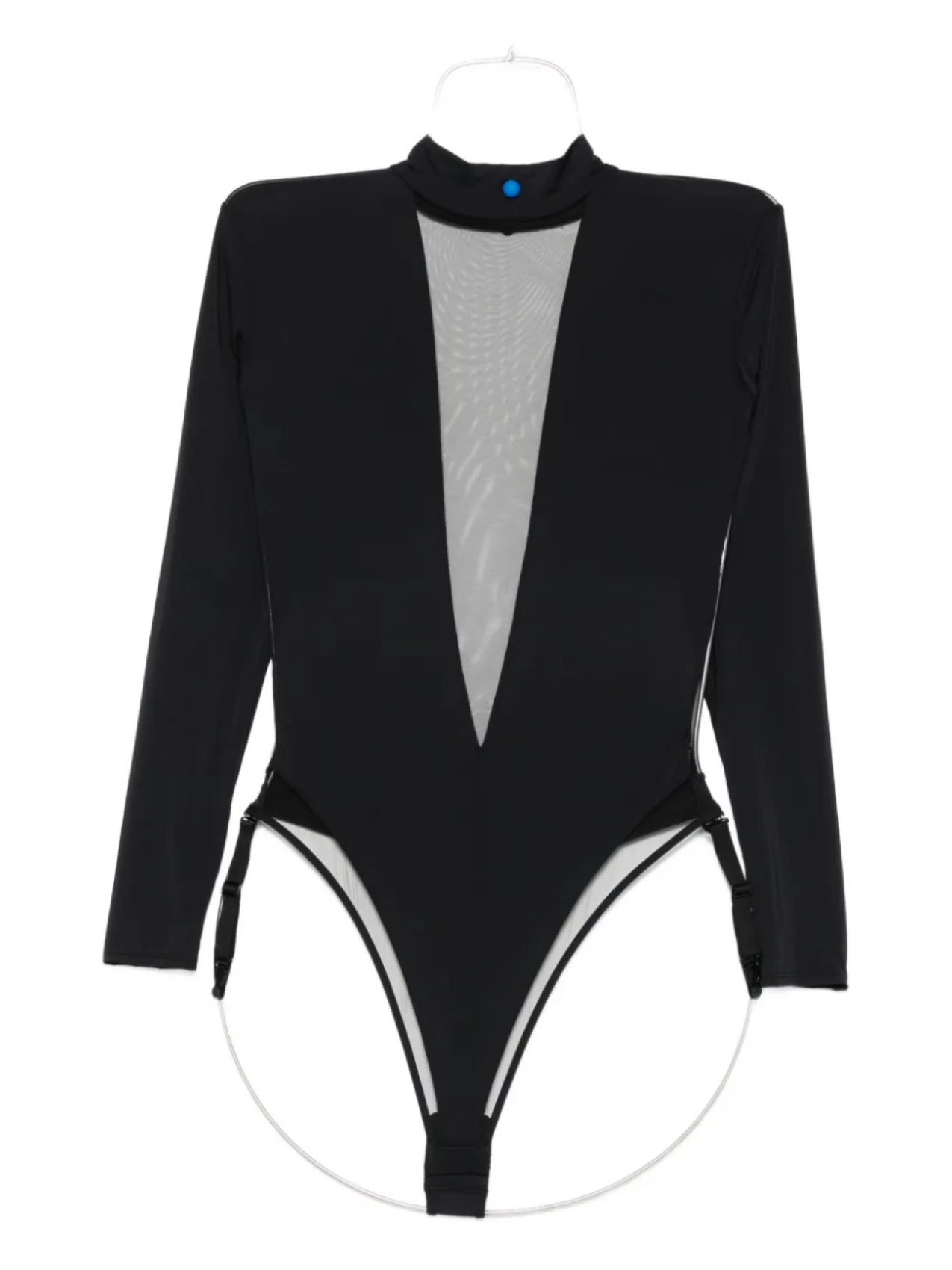 

Боди с длинными рукавами Maison Close Pure Tentation, черный