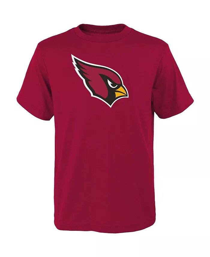 

Футболка с логотипом Big Boys Cardinal Arizona Cardinals Primary Outerstuff, красный