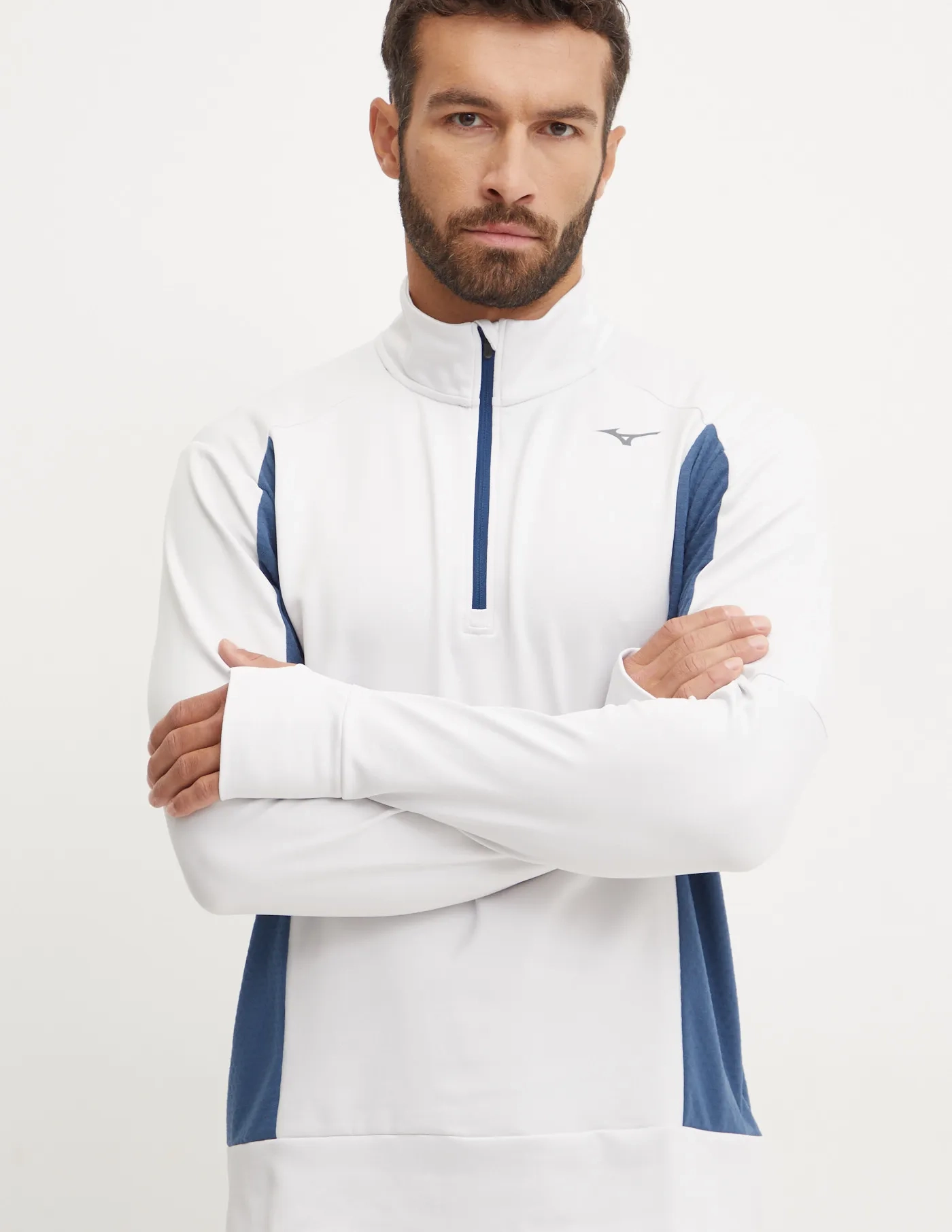 

Толстовка для бега Warmalite Mizuno, серый