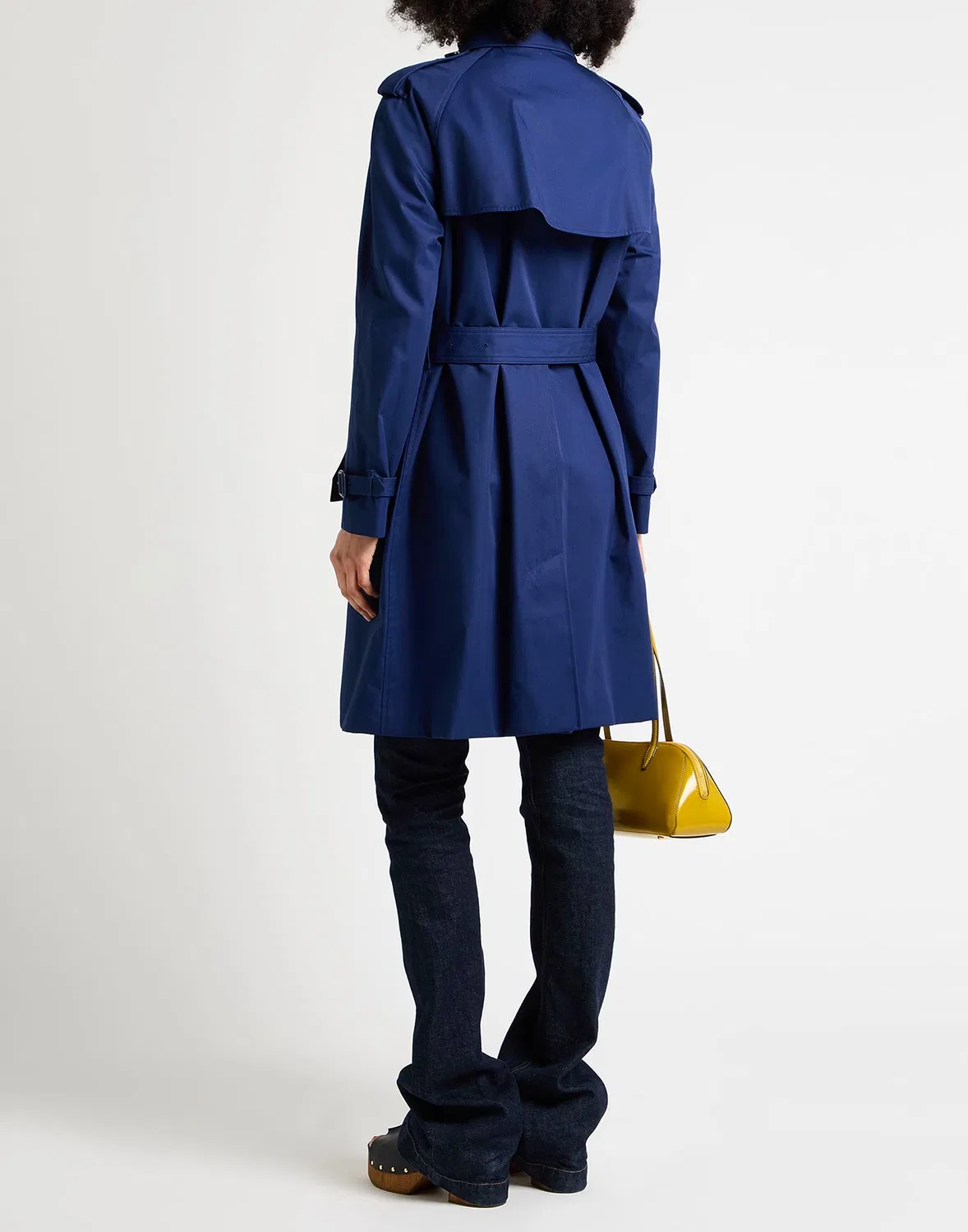 Пальто тренч BURBERRY, женское, синий — фото 3