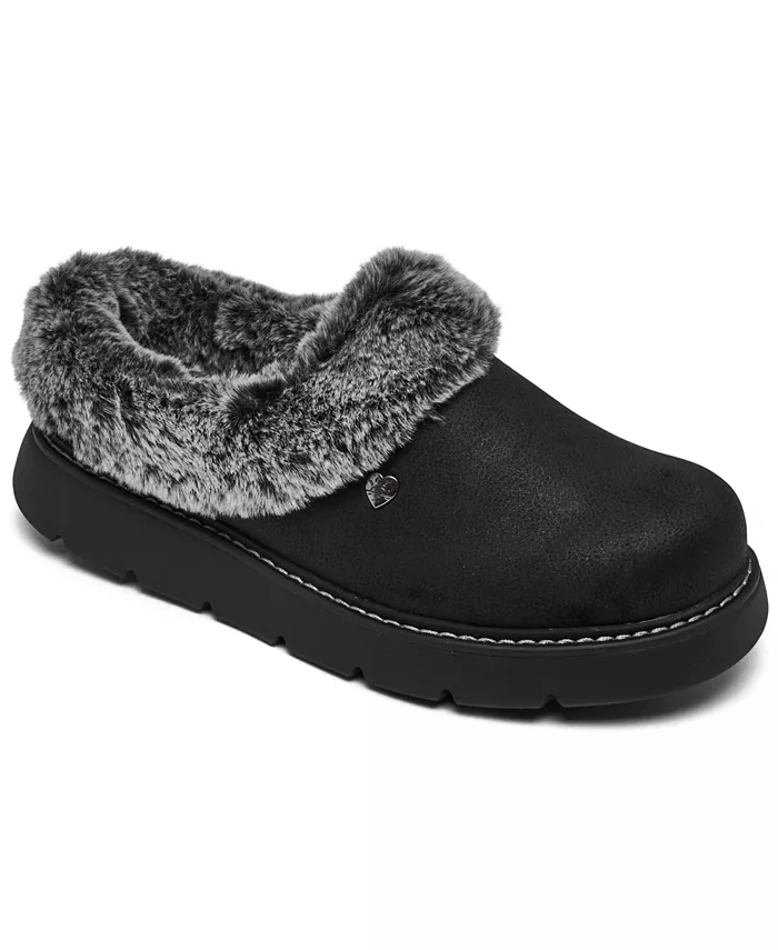 Женские BOBS Keepsakes Lite - уютные слипоны-клооги Comfort Blend от Finish Line Skechers, черный