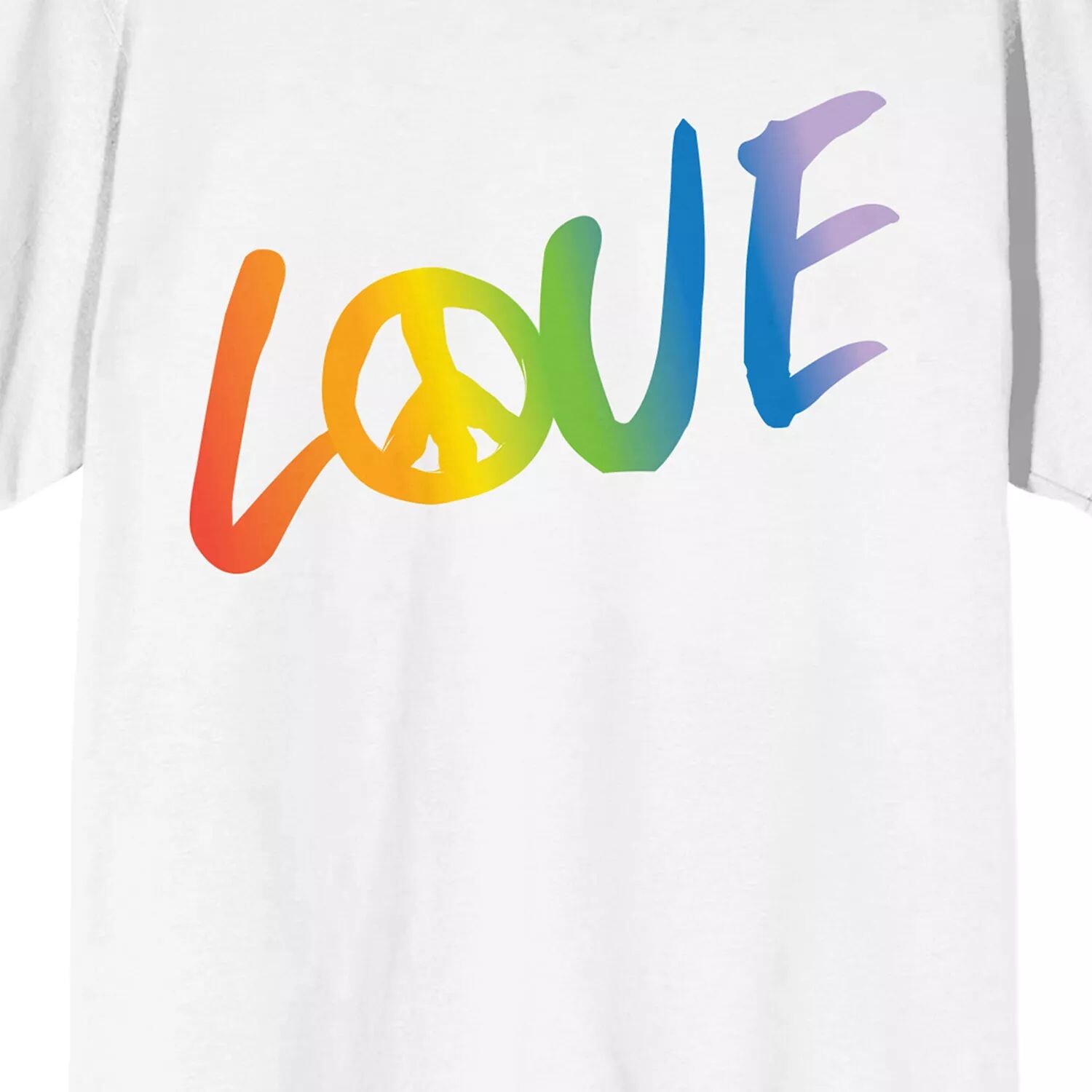 

Мужская футболка Pride Love With Peace Sign Licensed Character