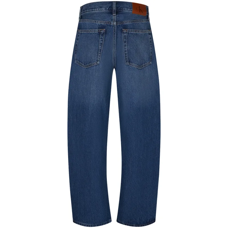 Calvin Klein Джинсы женские SD3 Denim темно-синие с умеренным кроем — фото 4