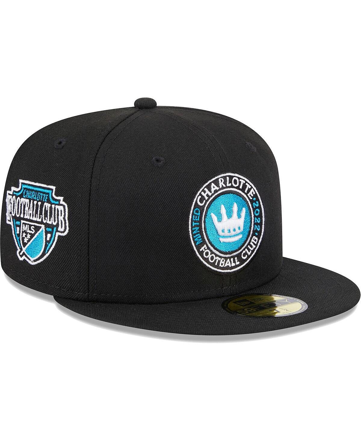 

Черная мужская приталенная шляпа Charlotte Fc Patch 59Fifty New Era
