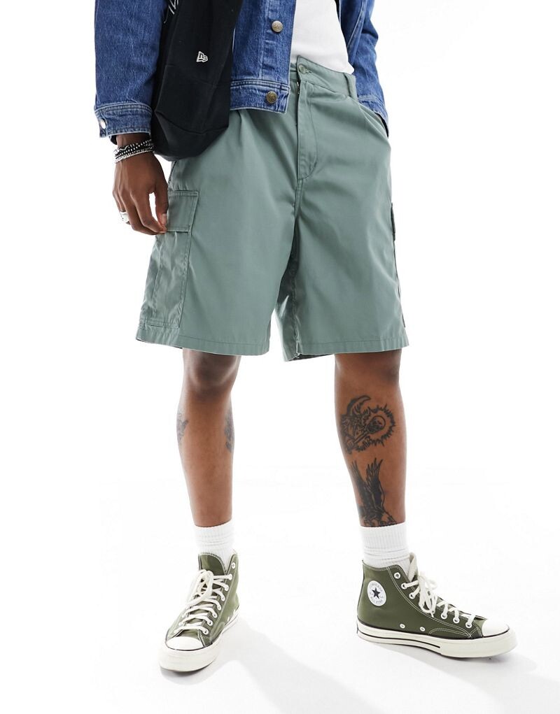 

Зеленые шорты карго Carhartt WIP Cole