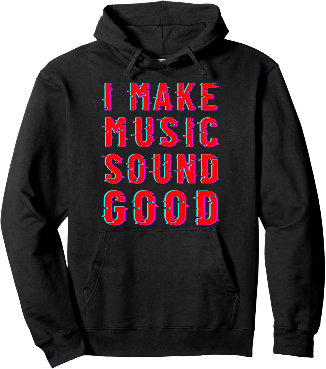 

Сделайте так, чтобы музыка звучала хорошо. Музыкальная толстовка SoundGuy Recording Sound Engineer Musician Audio Technician Gift, черный