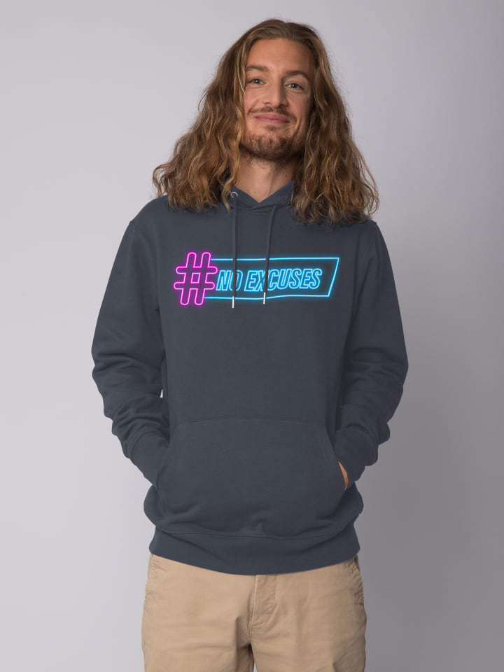 

Толстовка wat Apparel Sweatshirt No Excuses, цвет India Ink Grey