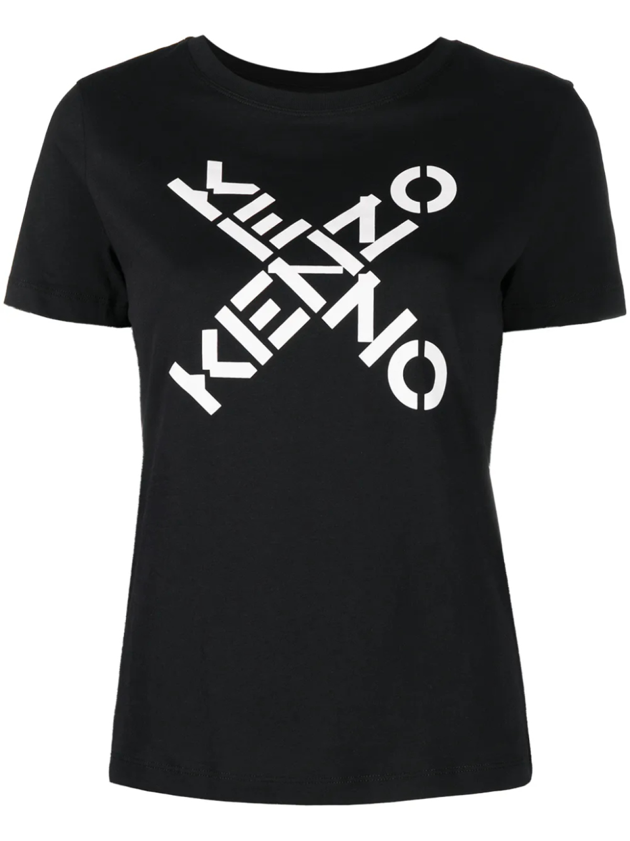 

Kenzo футболка Big X с логотипом, черный