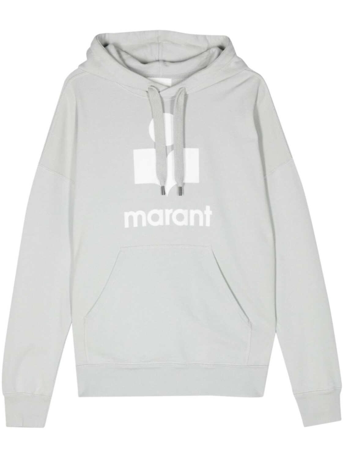 

Marant худи из джерси с логотипом, синий