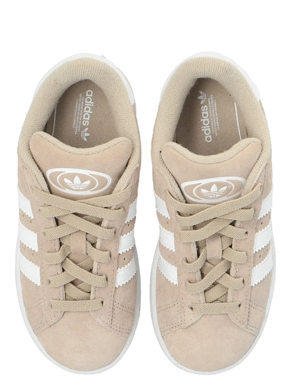 Замшевые кроссовки Campus 00-х Adidas Kids, нейтральный — фото 4