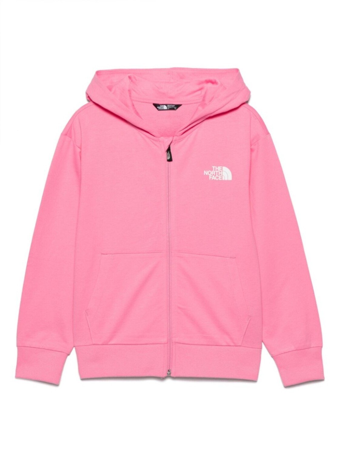 

Худи на молнии с логотипом The North Face Kids, розовый