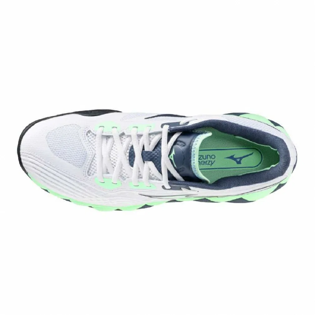 Теннисные кроссовки «Wave Enforce Tour 2 AC» от Mizuno, White X Emerald Green — фото 3