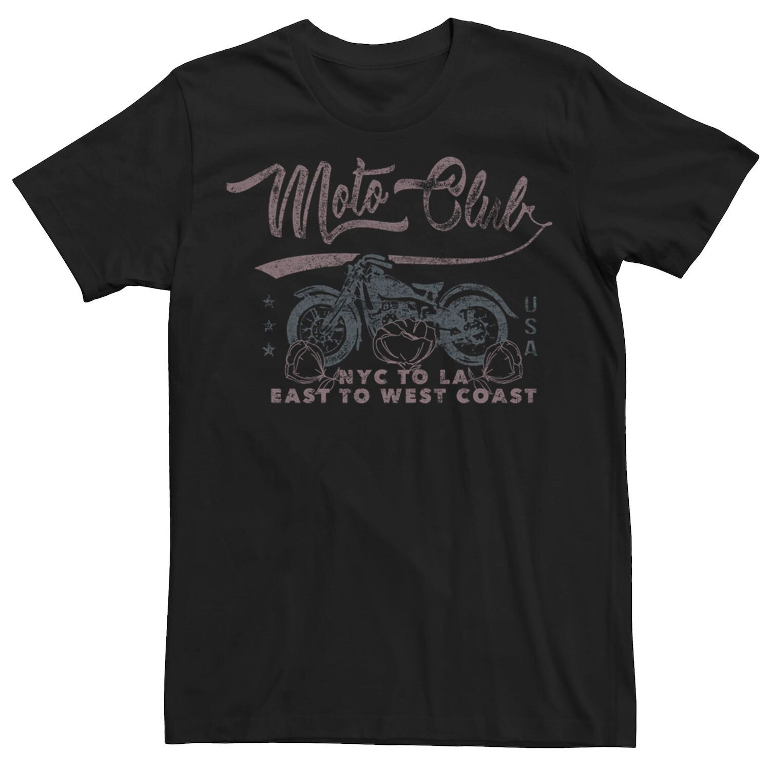 

Мужская футболка Moto Club NYC To LA Generic