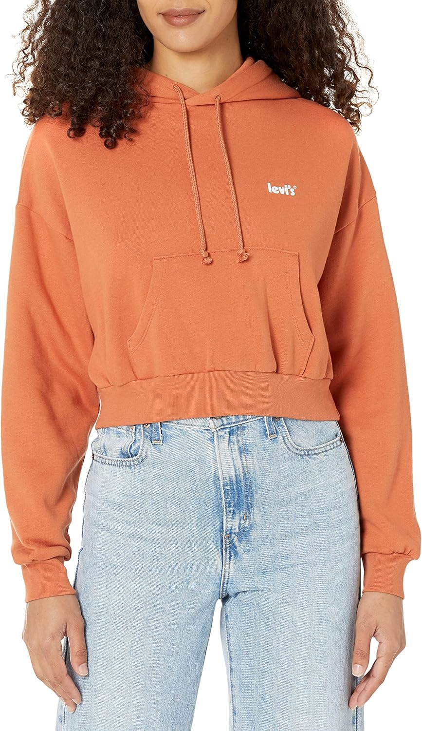 

Женская толстовка Levi's с принтом Debbie Crew, Autumn Leaf - Peach