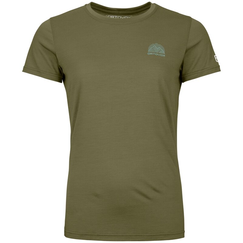 

Shirt 120 cool tec mtn stripe ts w Ortovox, цвет wild herbs