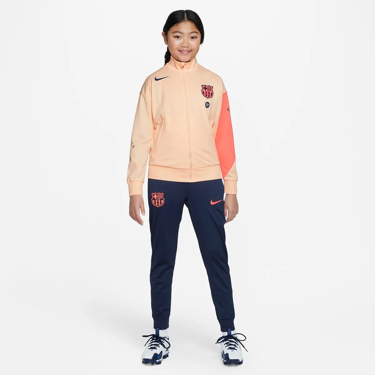 

Детский спортивный костюм FC Barcelona 2025-2026 Strike Nike, оранжевый