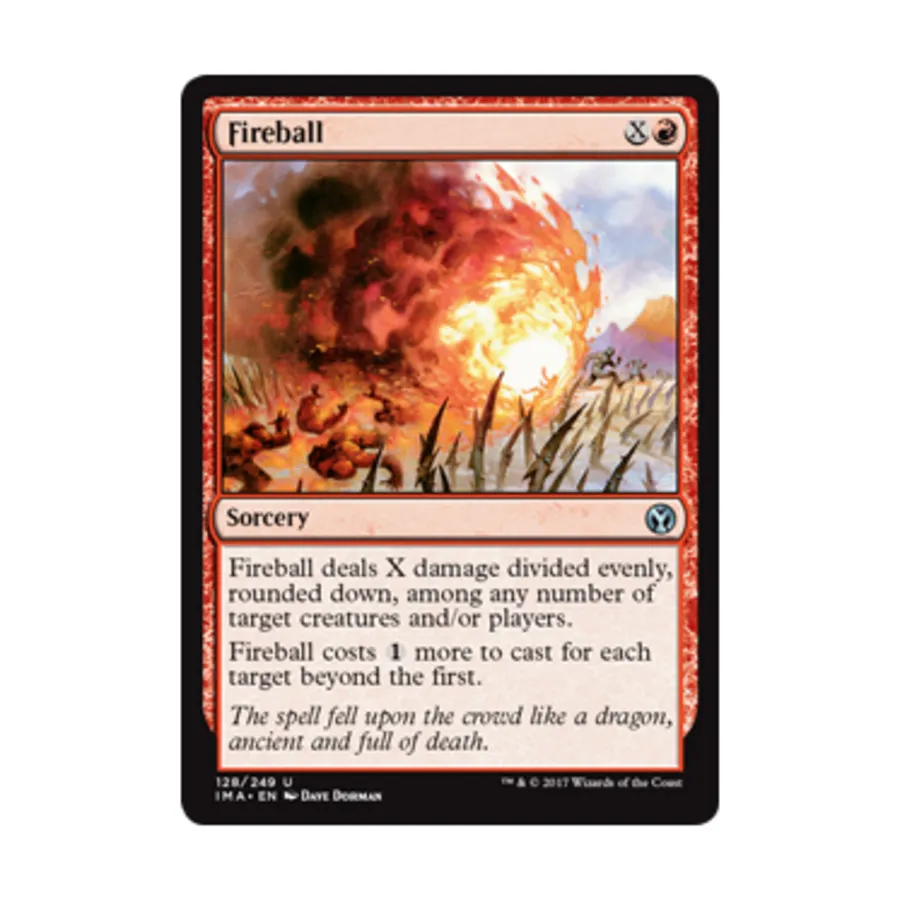 

CCG Огненный шар (U), MTG - Iconic Masters