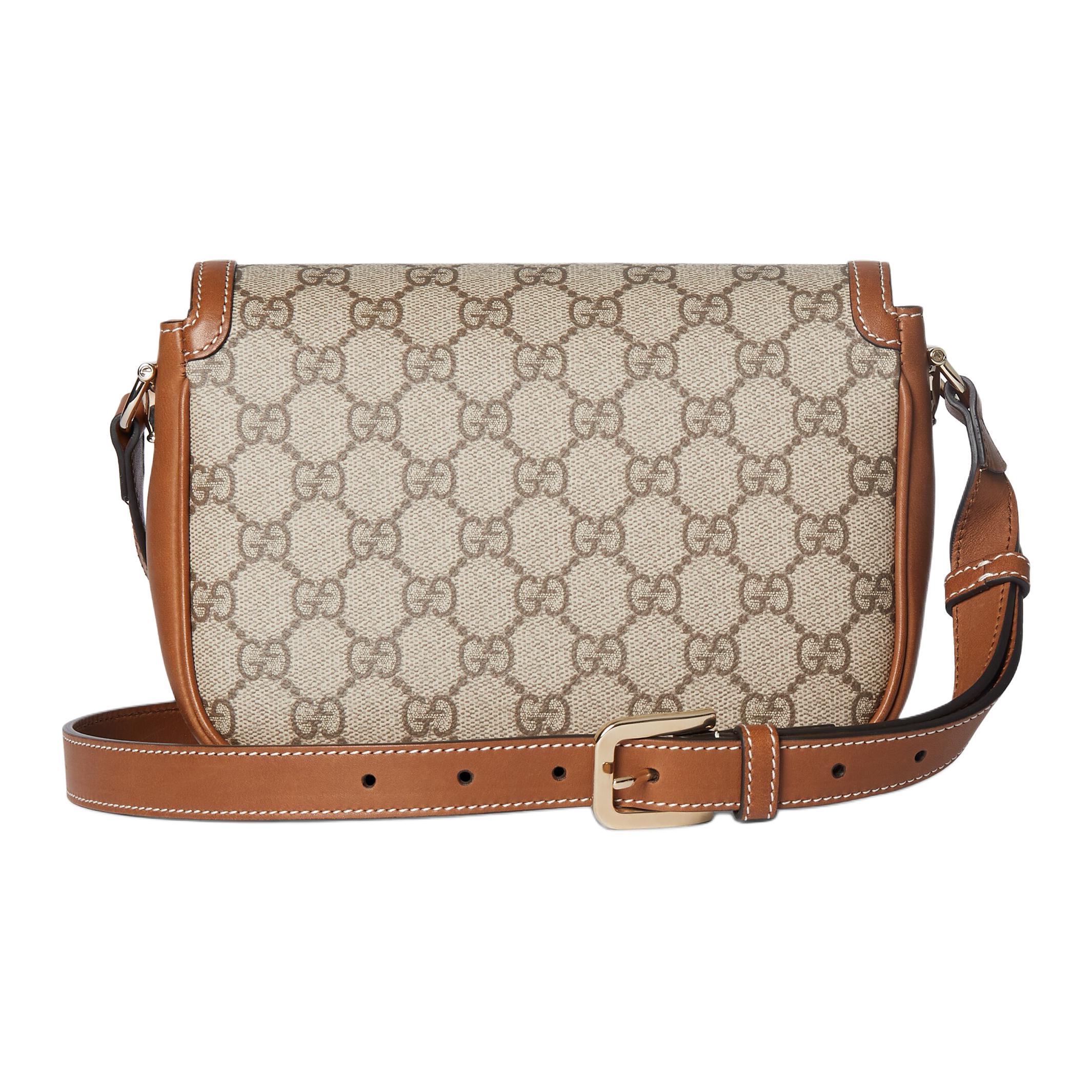 Мини-сумка сэтчел унисекс GUCCI через плечо — фото 4
