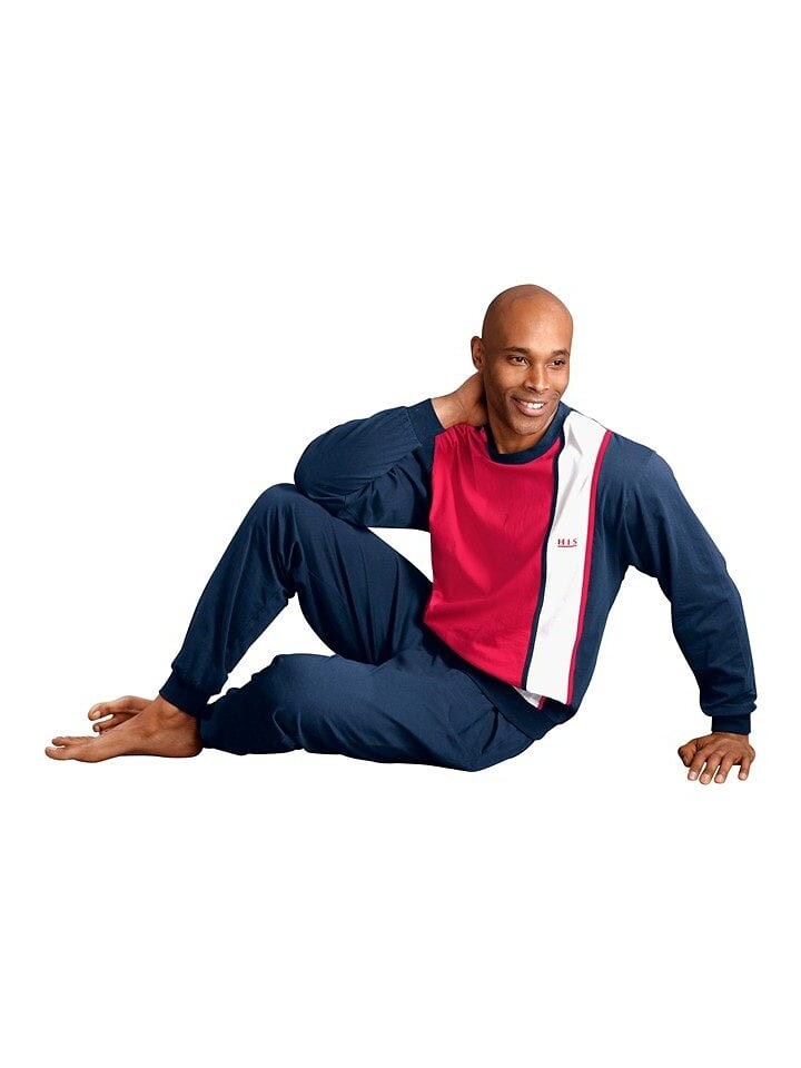 

Пижама HIS, цвет marine-rot-weiß