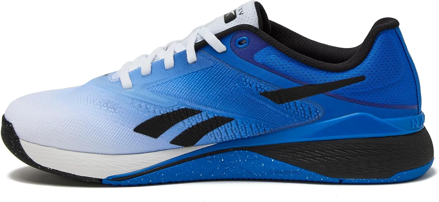 Мужские кроссовки Reebok Nano X5, для кросс-тренинга и легкого бега, белый/синий/черный — фото 3
