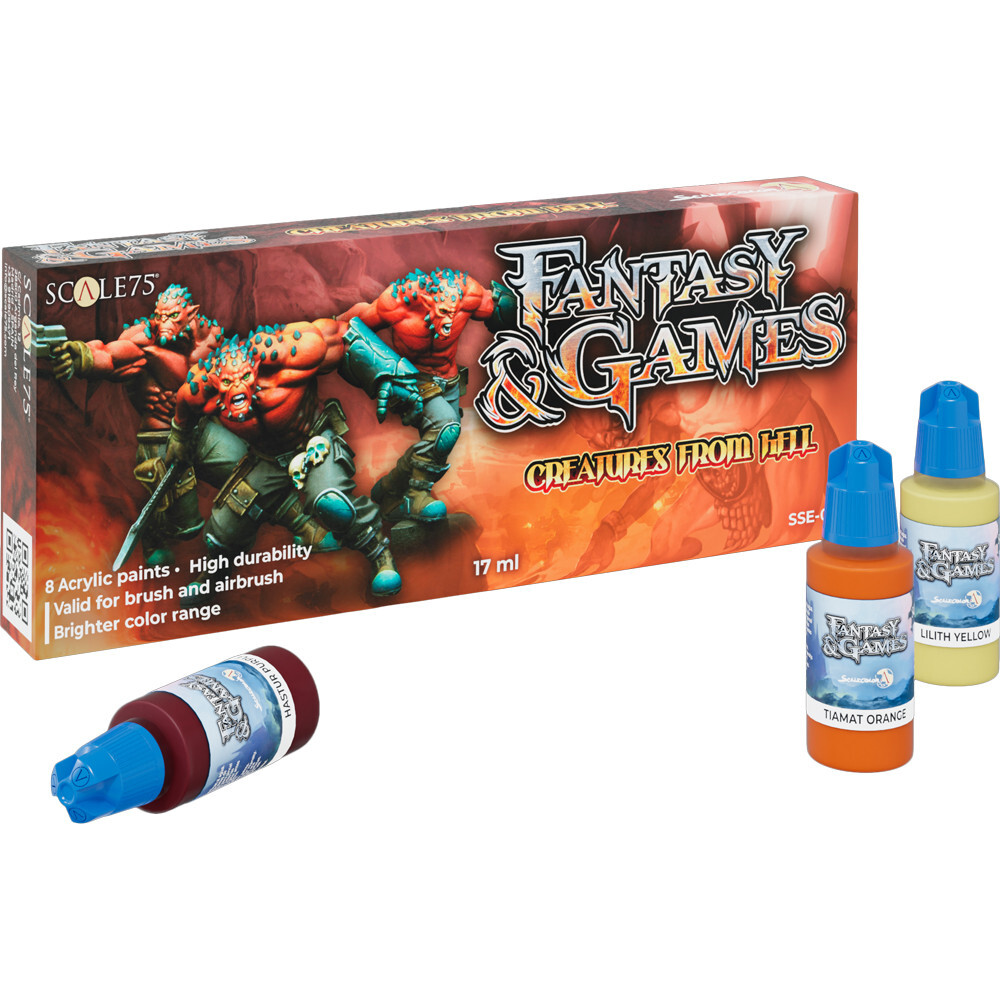 

Аксессуары Scale 75 USA Fantasy & Games Paint Set: Creatures From Hell