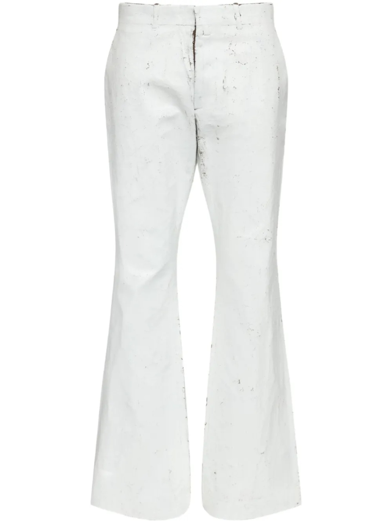 

Брюки с покрытием MM6 Maison Margiela, белый