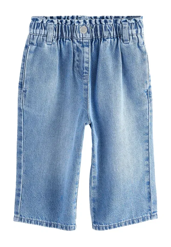 Джинсы свободного кроя Next, blue denim, синий деним — фото 4