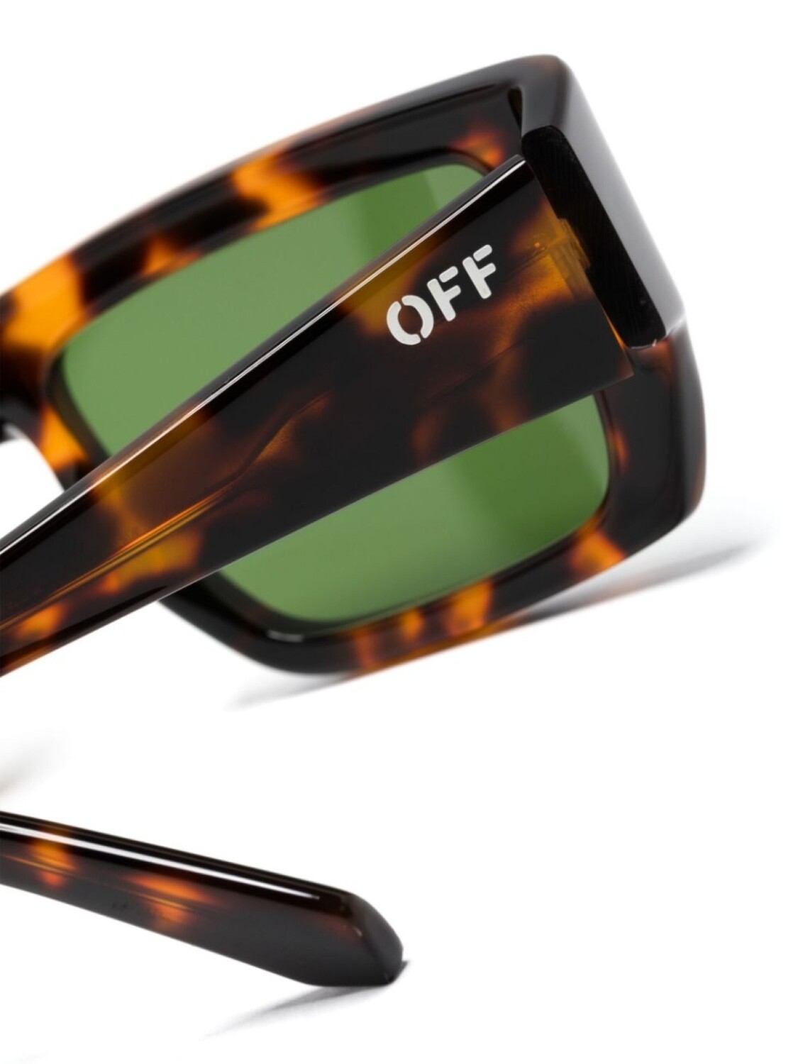 Off-White солнцезащитные очки Prescott в прямоугольной оправе, коричневый — фото 3