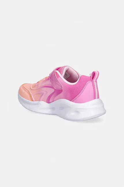 Кроссовки со светящейся подошвой Skechers Sola Glow Color BR, розовый — фото 3