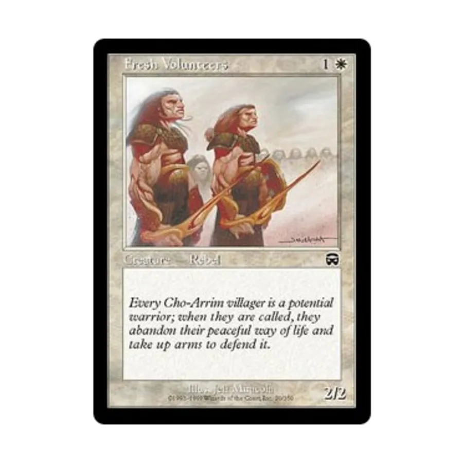 

CCG Свежие волонтеры (К), MTG - Mercadian Masques