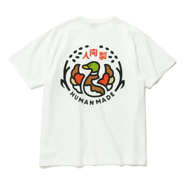

Футболка ningen-sei indigo pocket t-shirt 'white' Human Made, белый