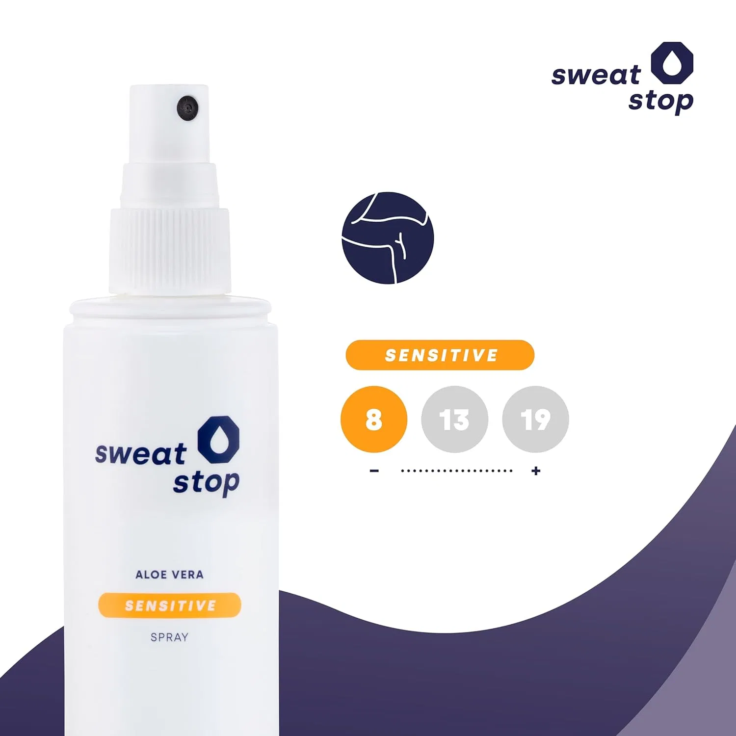 Спрей-антиперспирант SweatStop Aloe Vera Sensitive для тела Sweat Stop — фото 2