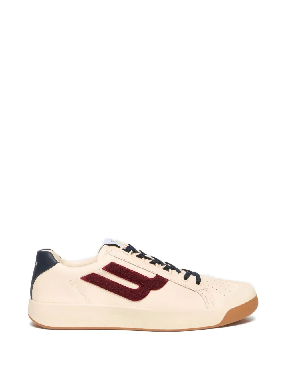 Кожаные кроссовки из теннисной коллекции Bally, нейтральный