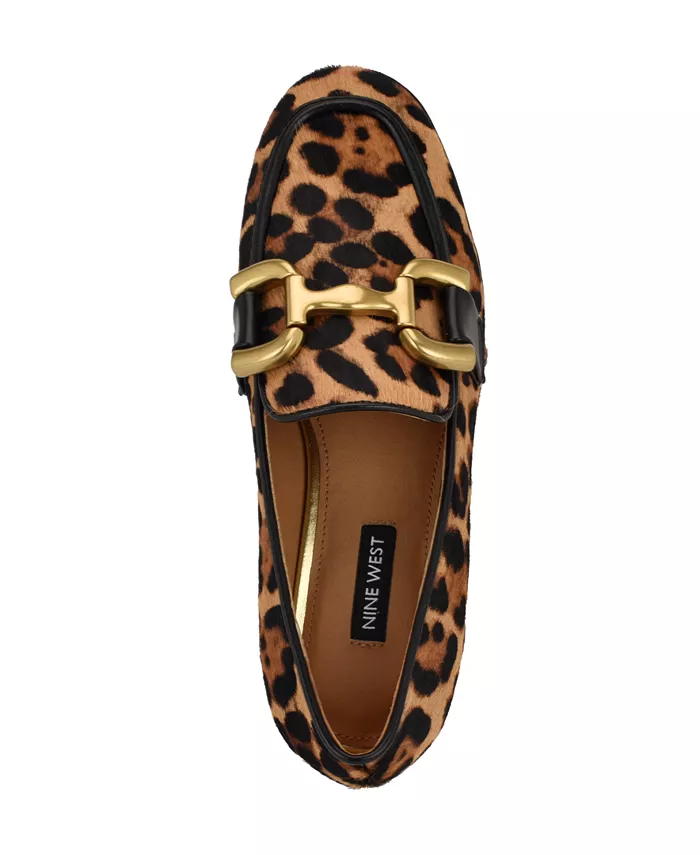 Женские лоферы Lilma Bit Dress Nine West, коричневый — фото 4