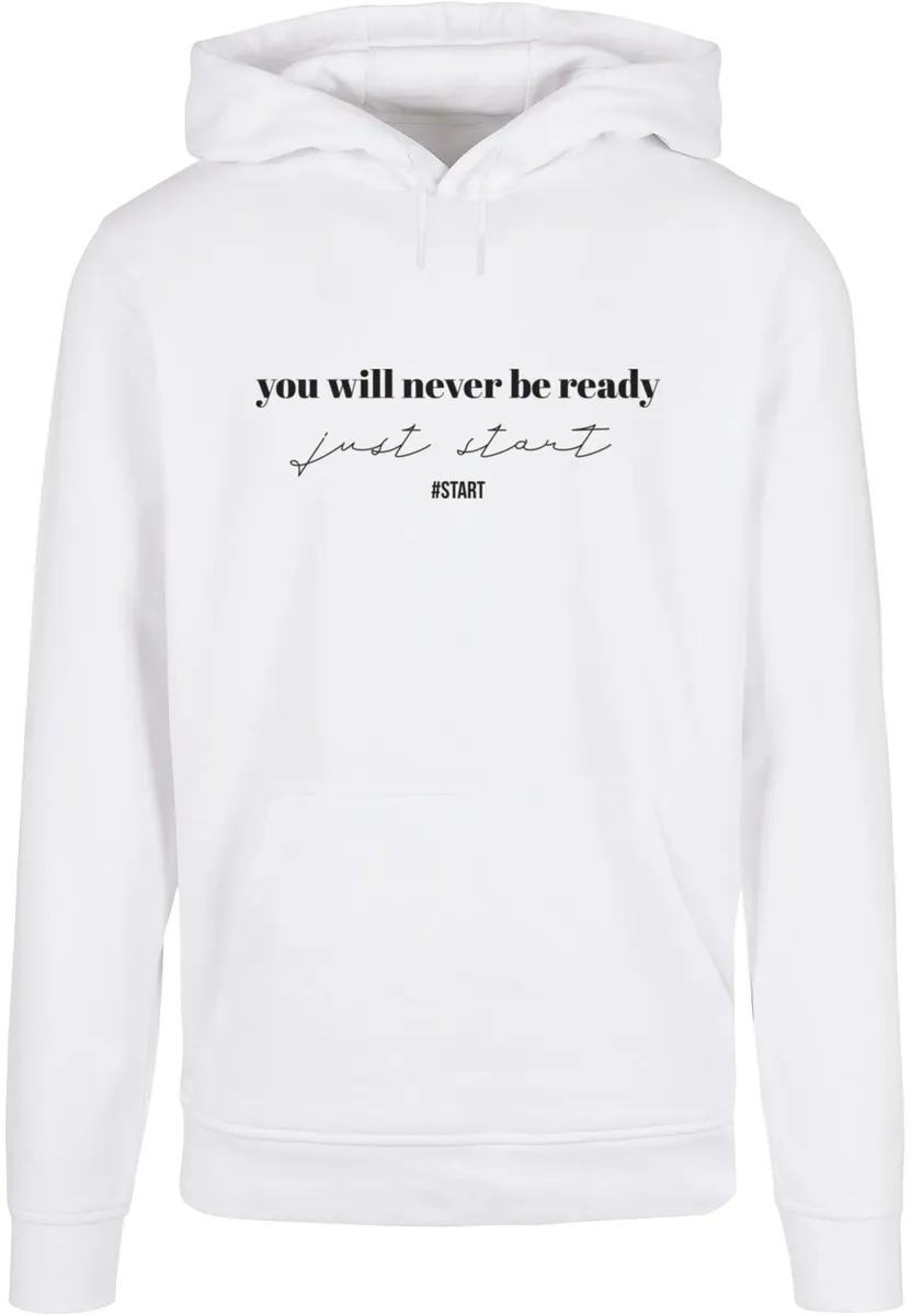 

Толстовка с капюшоном Merchcode " Merchcode Men's Just Start Basic Hoody", белый