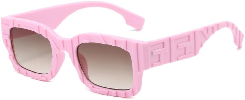 

Модные квадратные солнцезащитные очки для женщин и мужчин с разноцветными градиентными линзами и поликарбонатной оправой, винтажный стиль, защита от ультрафиолета UV400 generic, C4