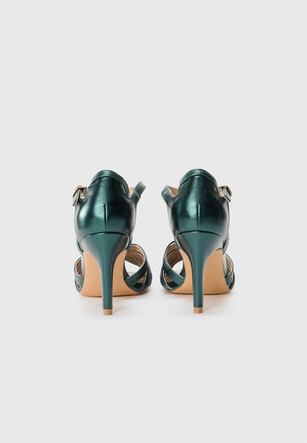 Босоножки на высоком каблуке Anna Field by Zalando, темно-зеленый — фото 3