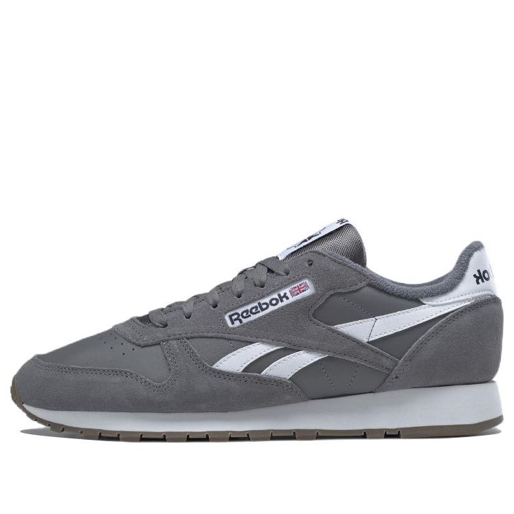 

Беговые кроссовки Reebok Classic Leather 'Pure Grey White', серый