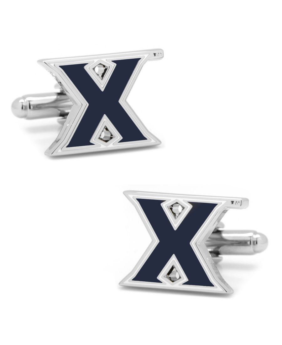 

Запонки с изображением мушкетеров Университета Ксавье Cufflinks Inc, Silver