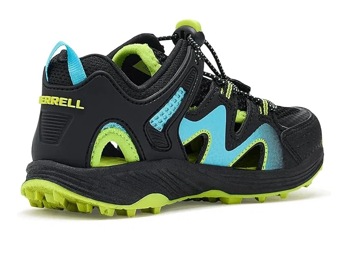 Кроссовки водонепроницаемые Hydro Force Merrell Kids, Black/Blue/Lime — фото 4