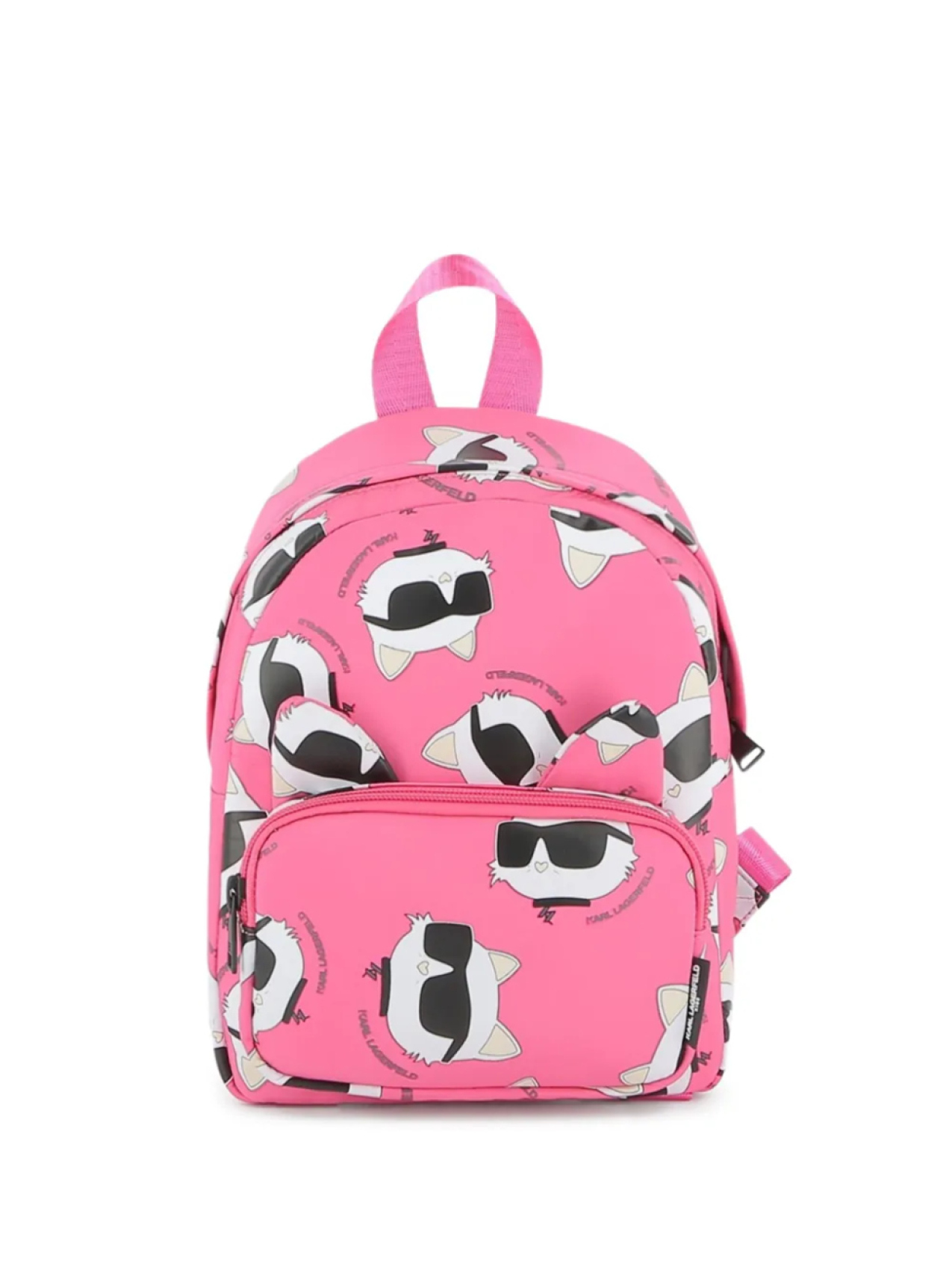 

Рюкзак Karl Lagerfeld Kids с принтом Choupette, розовый