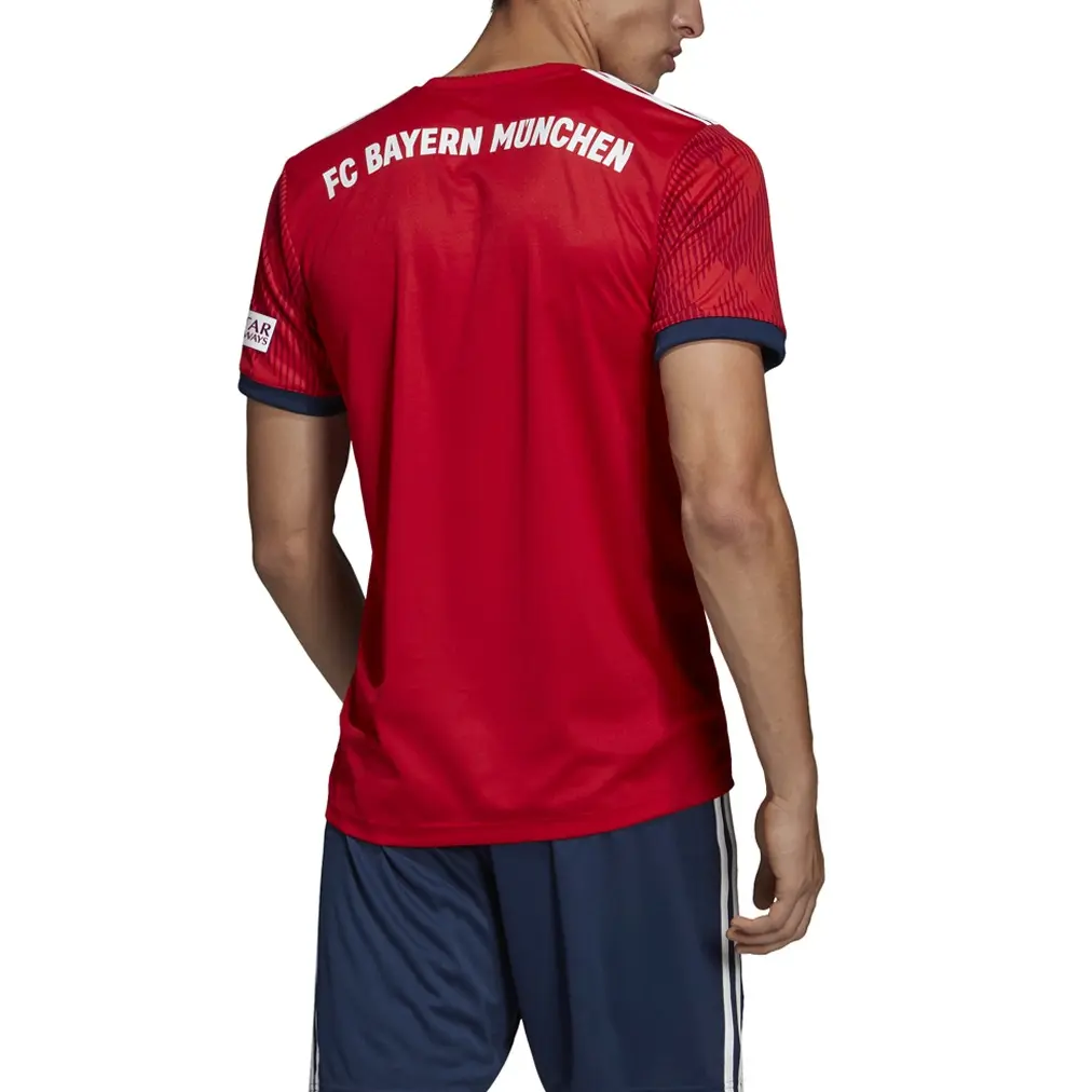 Футболка fc bayern munich домашняя Adidas, красный — фото 4