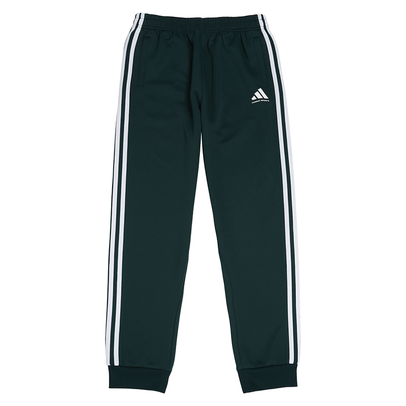 Вязаные спортивные штаны унисекс Adidas, темно-зеленый