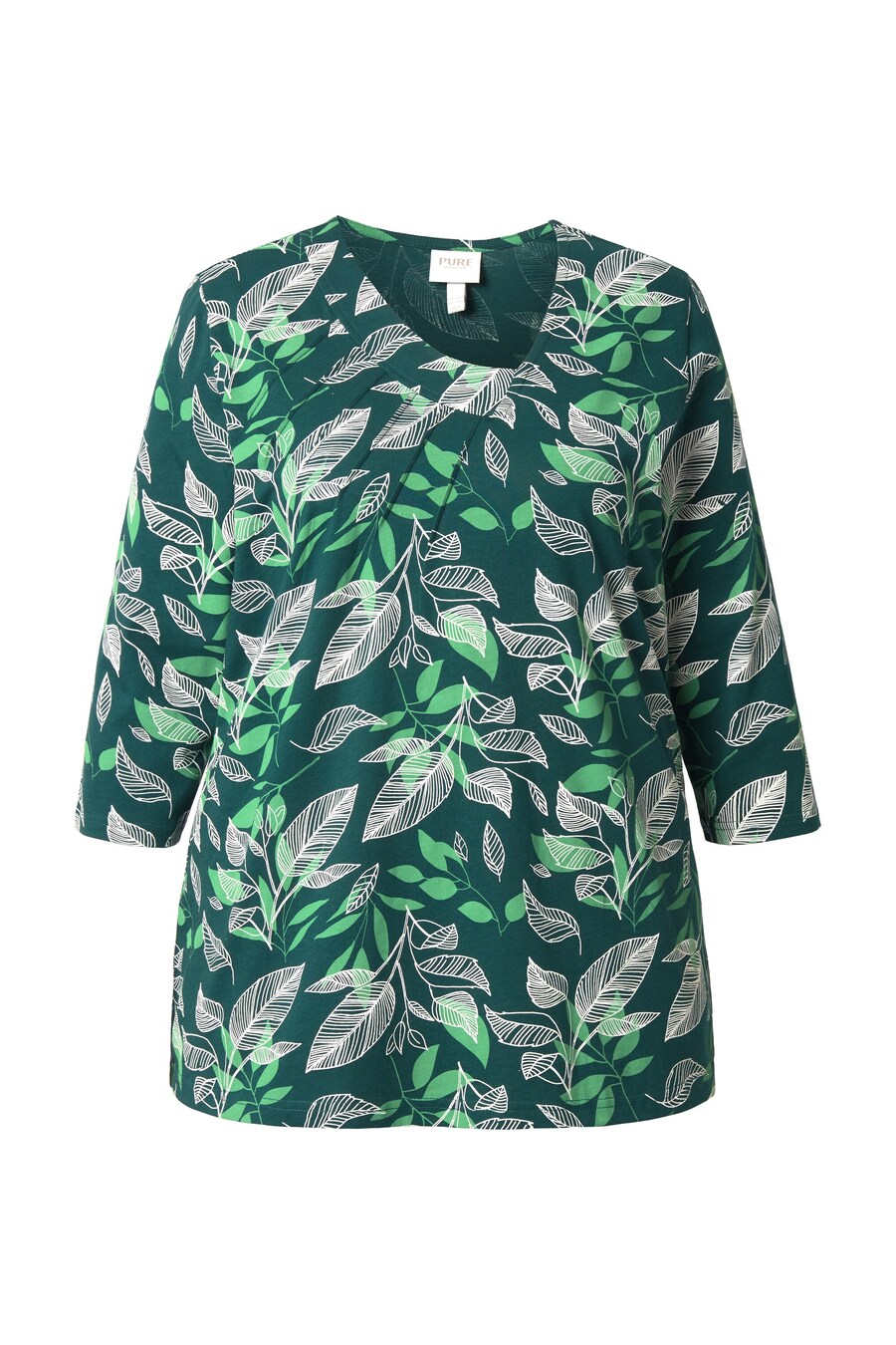 

Блуза Ulla Popken, изумрудный/темно-зеленый