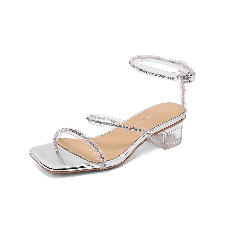 

Сандалии женские Pvaj, цвет Transparent 4.4 cm