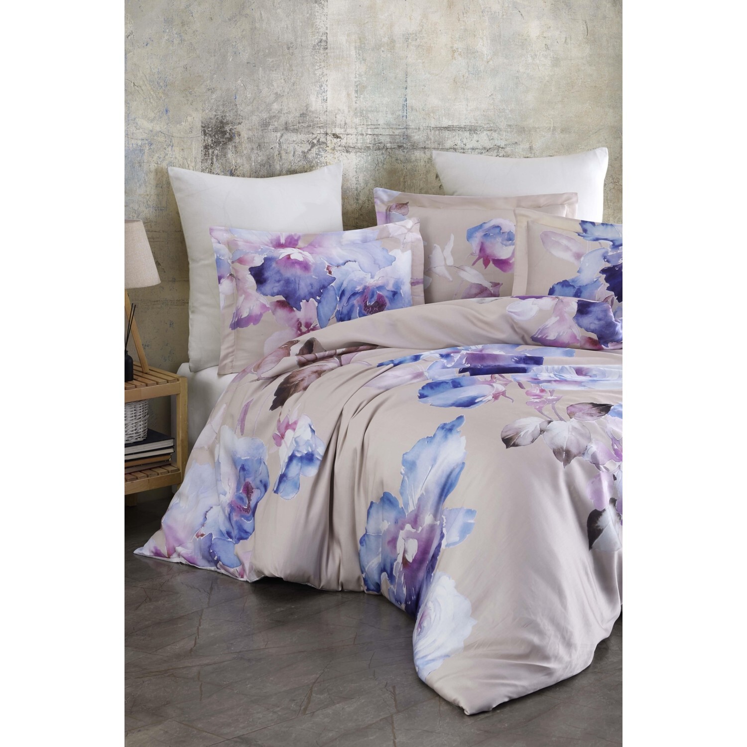 

Комплект постельного белья Varol Laura Home из лиоцелла - Мартина