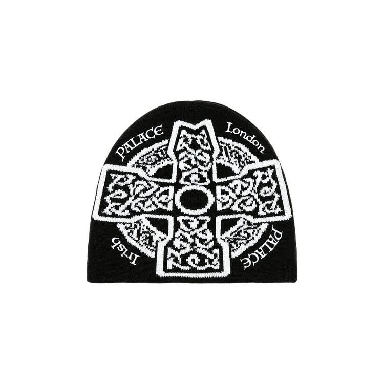 

Шапка Palace Celtic Nein Cuff Beanie, черный